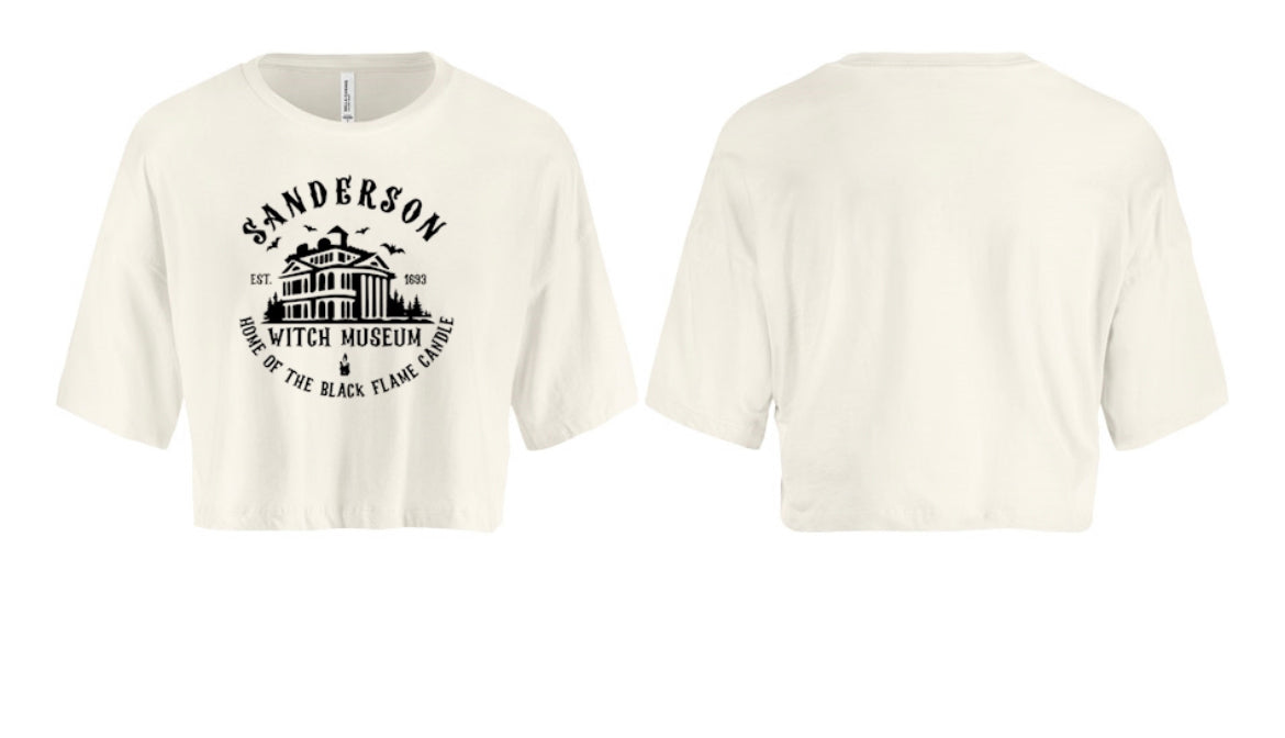 Sanderson Witch Museum Halloween Women's Crop Top