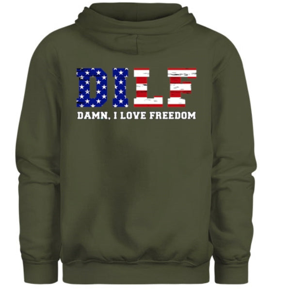 Damn, I Love Freedom Men's Hoodie