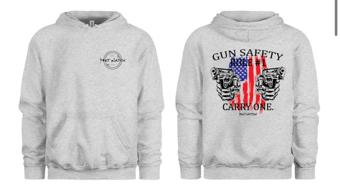 Gun Safety Rule #1 Carry One Men's Hoodie