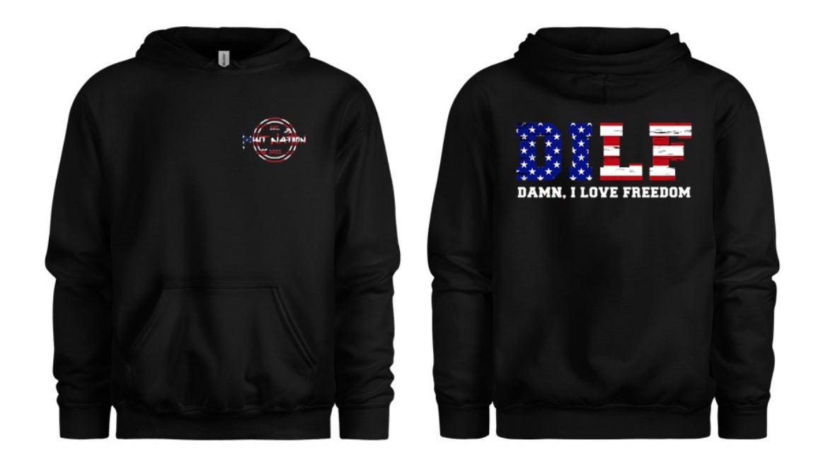 Damn, I Love Freedom Men's Hoodie