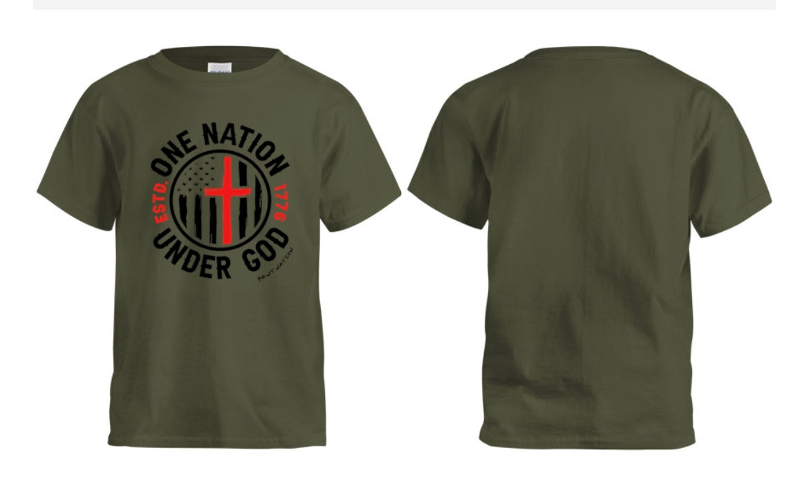 One Nation Under God Kids T-shirt