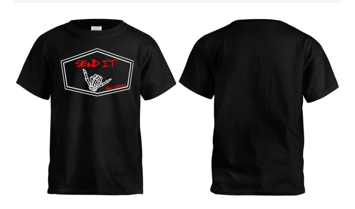 Send It Kids T-Shirt Red & White