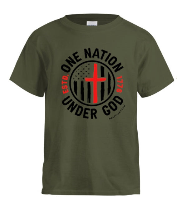 One Nation Under God Kids T-shirt