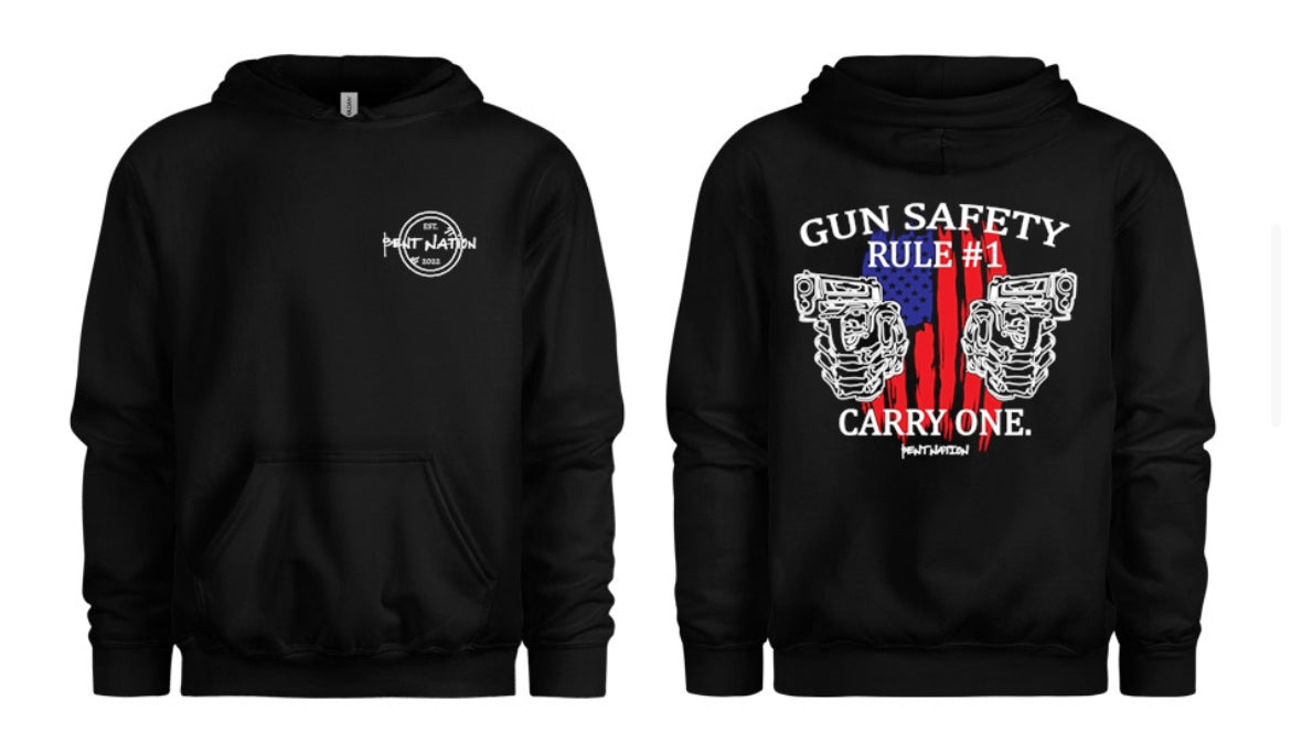 Gun Safety Rule #1 Carry One Men's Hoodie