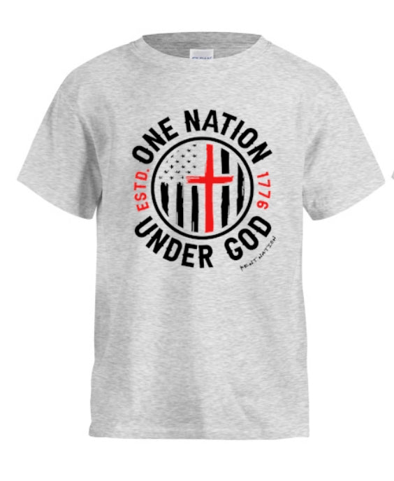 One Nation Under God Kids T-shirt