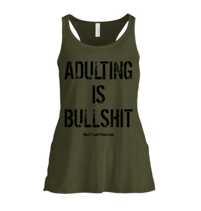 Adulting Is Bullshit Women's Tank Top