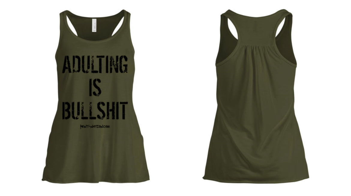 Adulting Is Bullshit Women's Tank Top