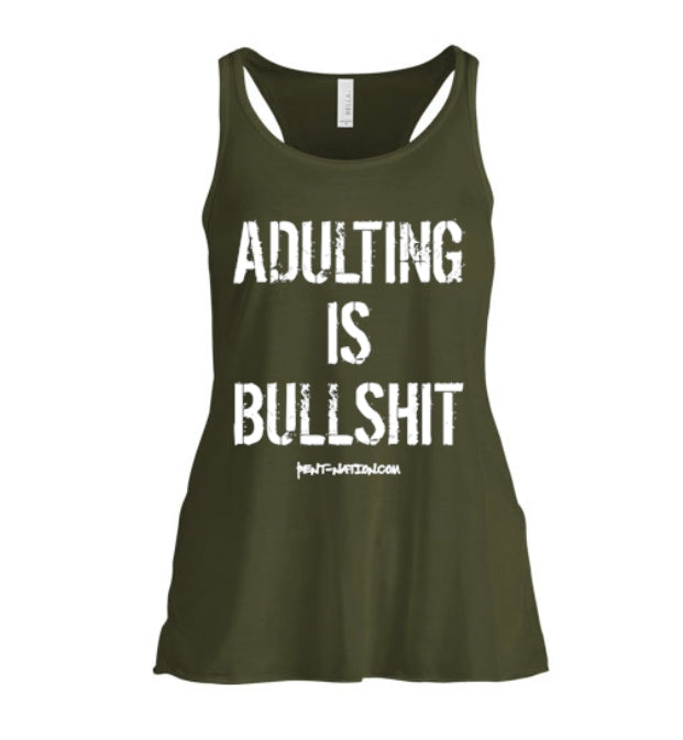 Adulting Is Bullshit Women's Tank Top
