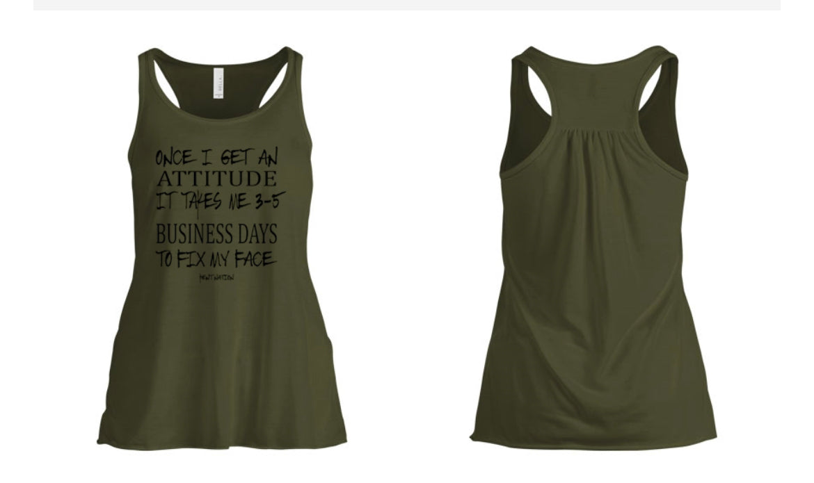 Once I get Attitude Women's Tank Top