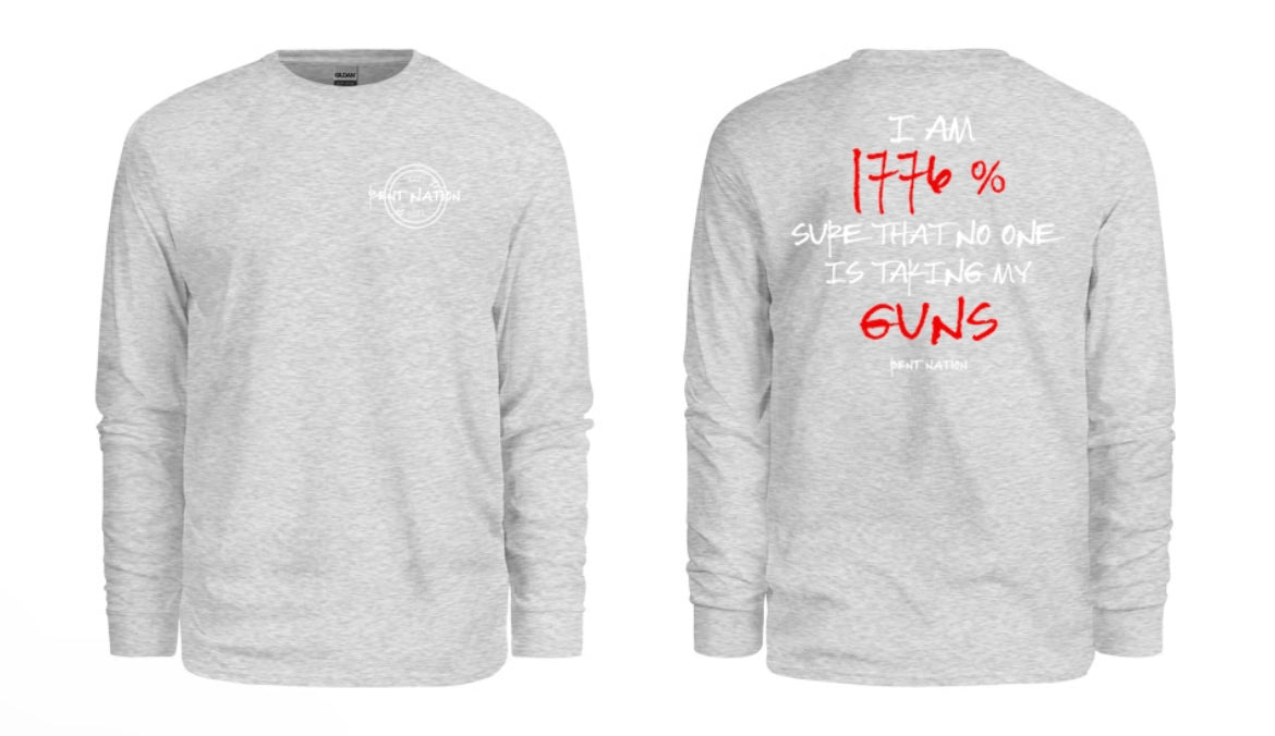 I am 1776 Sure No One Is Taking My Guns Men's Long Sleeve Shirt