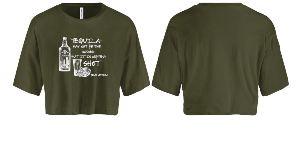 Worth A Shot Women's Crop Top