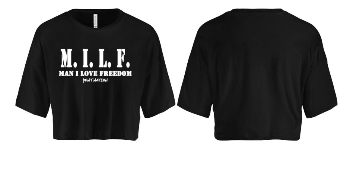 Man I Love Freedom Women's Crop Top
