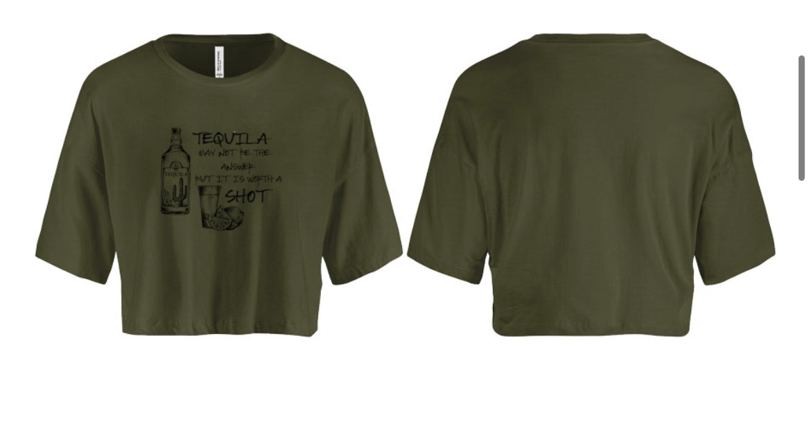 Worth A Shot Women's Crop Top