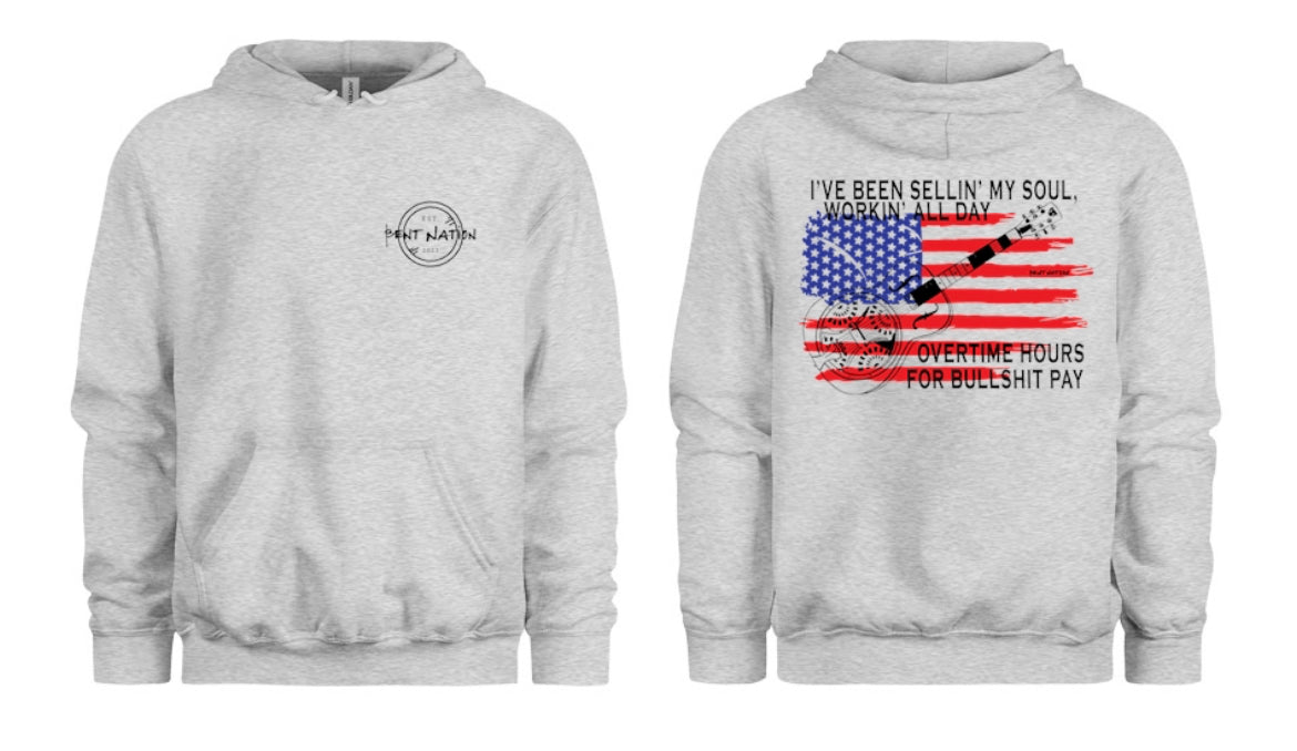 Sellin' My Soul Workin' All Day Men's Hoodie