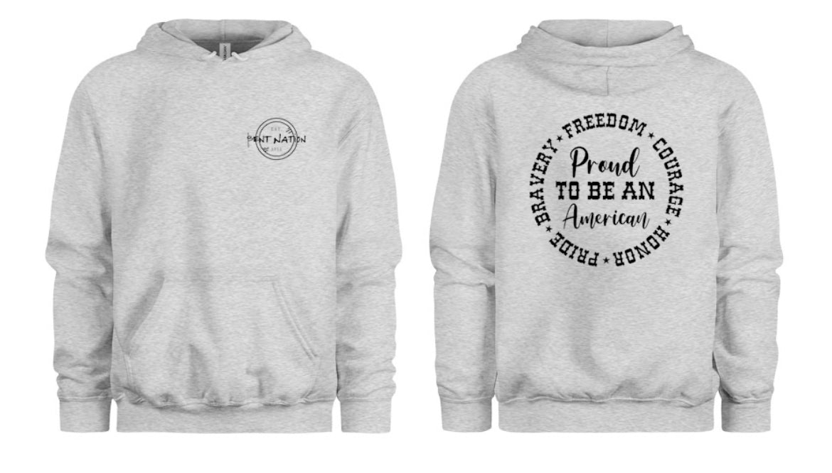 Proud To Be An American Men's Hoodie