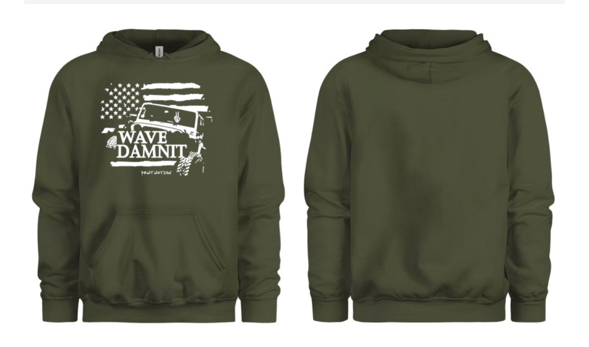 Wave Damn It Women's Hoodie