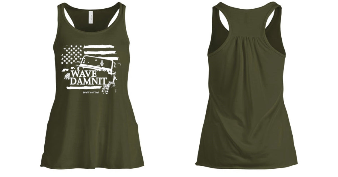 Wave Damn It Women's Tank Top