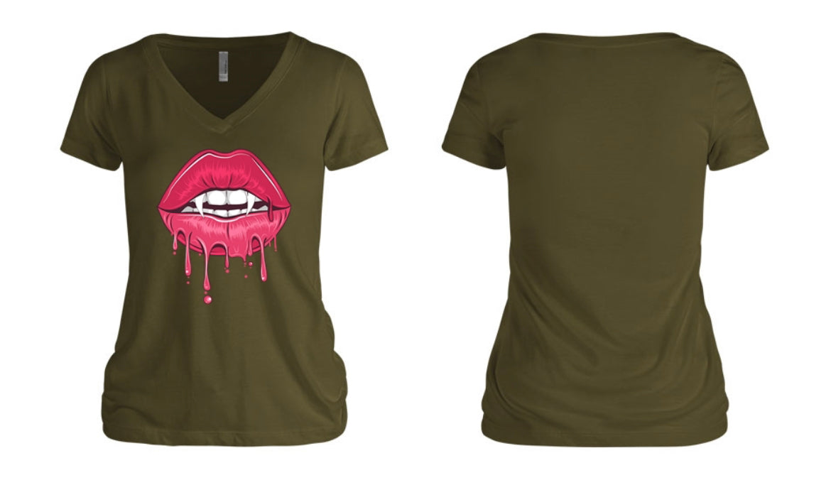 Halloween Fang Lips Women's T-Shirt