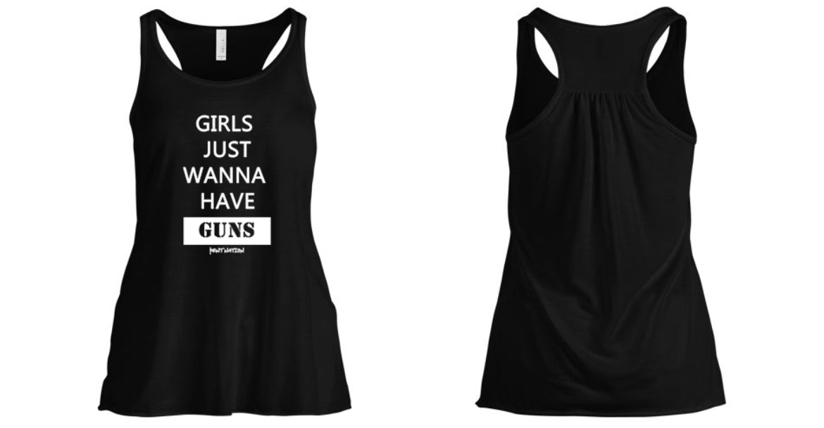 Girls Just Wanna Have Guns Women's Tank Top