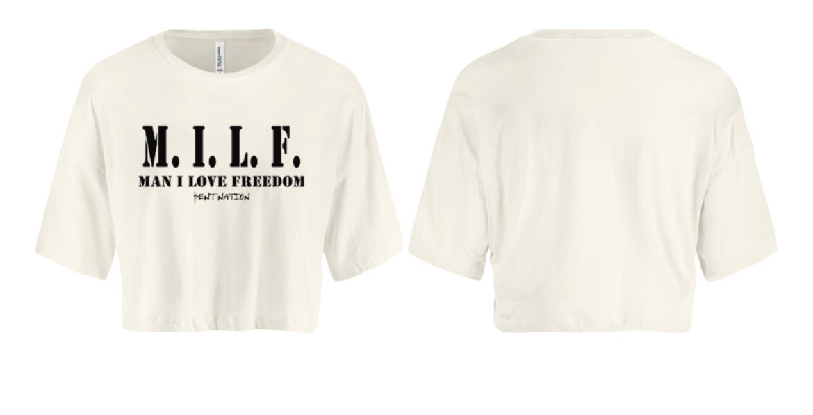 Man I Love Freedom Women's Crop Top