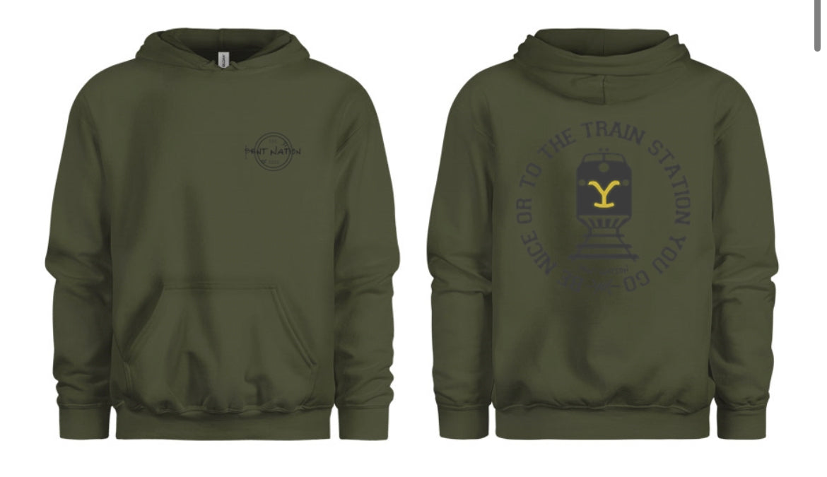Train Station Men's Hoodie