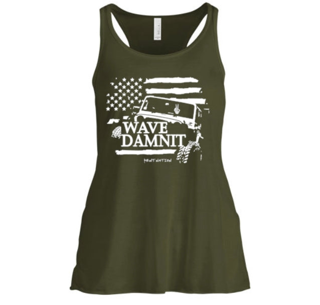 Wave Damn It Women's Tank Top
