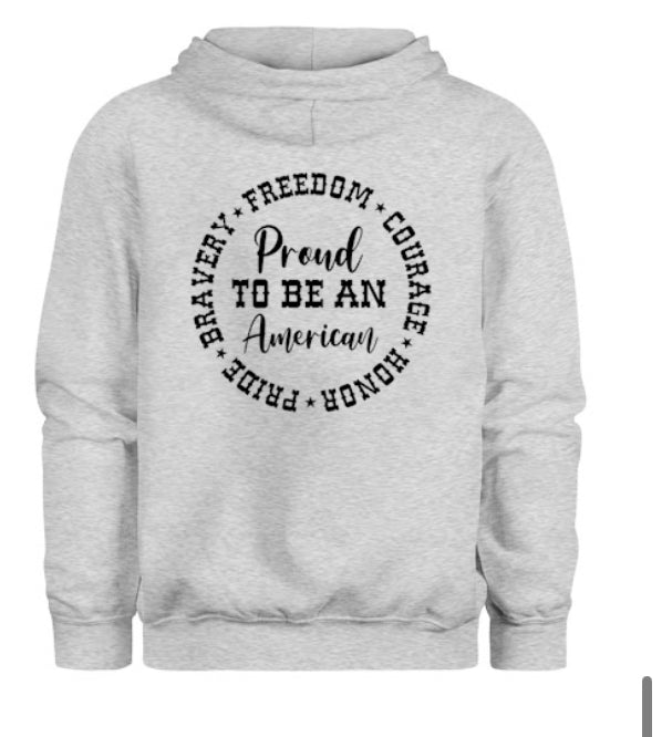 Proud To Be An American Men's Hoodie
