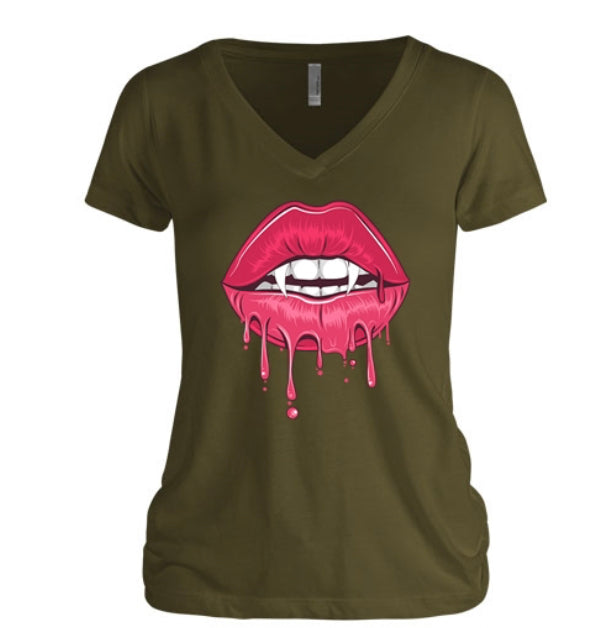 Halloween Fang Lips Women's T-Shirt