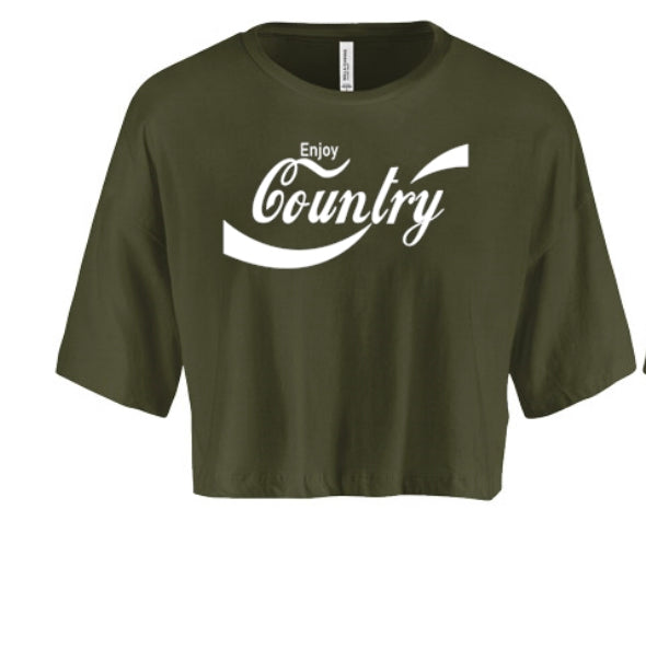 Enjoy Country Women's Crop Top