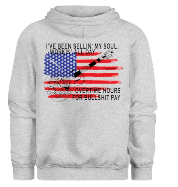 Sellin' My Soul Workin' All Day Men's Hoodie