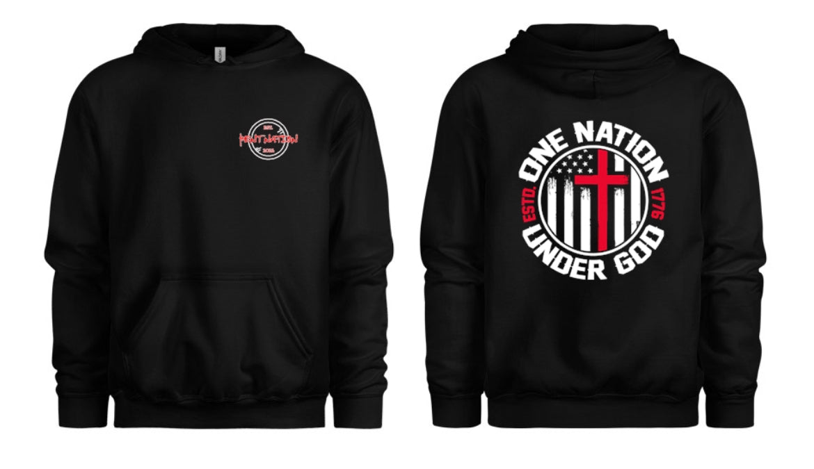 One Nation Under God Men's Hoodie