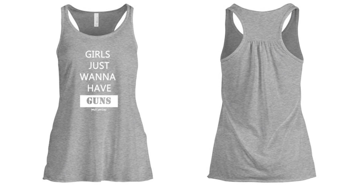 Girls Just Wanna Have Guns Women's Tank Top