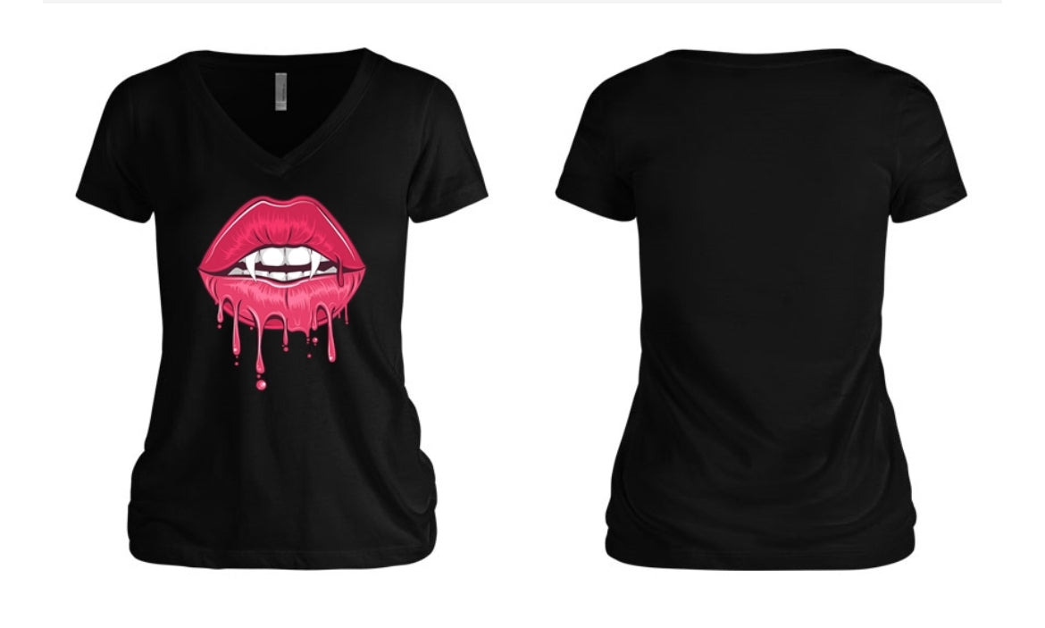 Halloween Fang Lips Women's T-Shirt