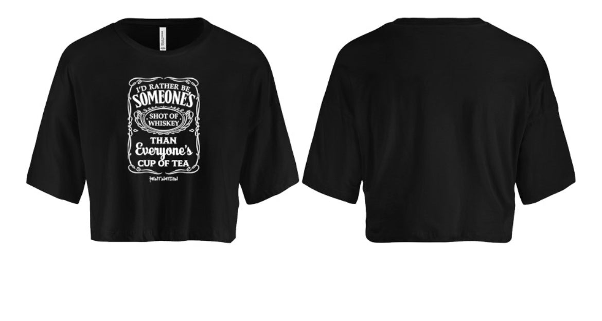 Shot Of Whiskey Women's Crop Top