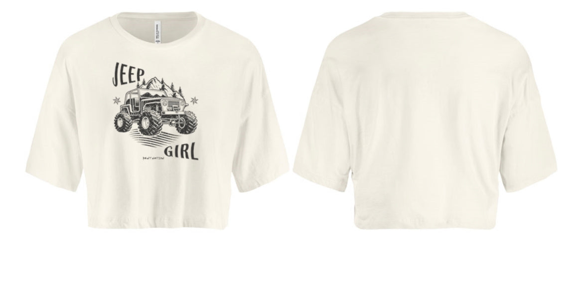 Jeep Girl Women's Crop Top