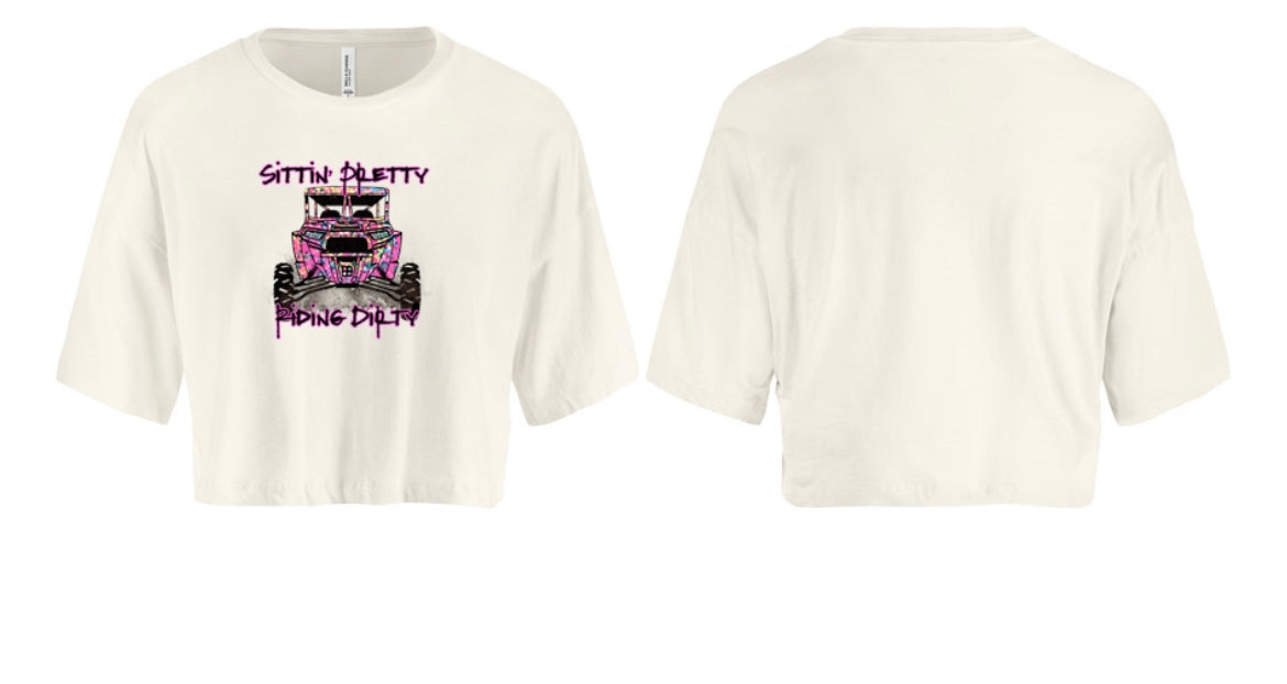 Sittn' Pretty Riding Dirty Women's Crop Top