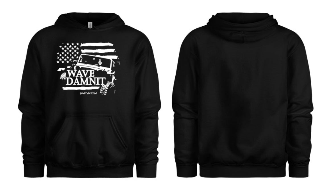 Wave Damn It Women's Hoodie