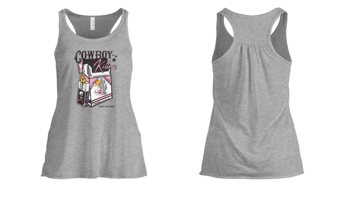 Cowboy Killers Women's Tank Top Pink & White