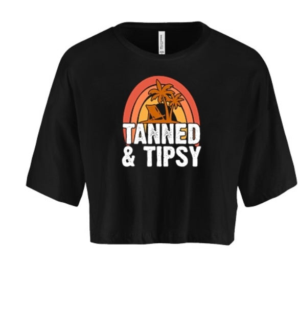Tanned & Tipsy Women's Crop Top