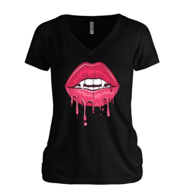 Halloween Fang Lips Women's T-Shirt