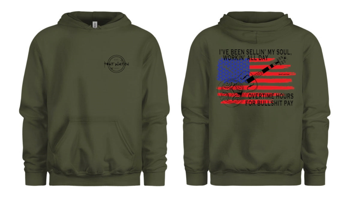 Sellin' My Soul Workin' All Day Men's Hoodie