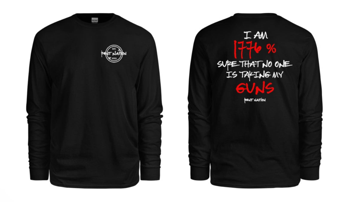 I am 1776 Sure No One Is Taking My Guns Men's Long Sleeve Shirt