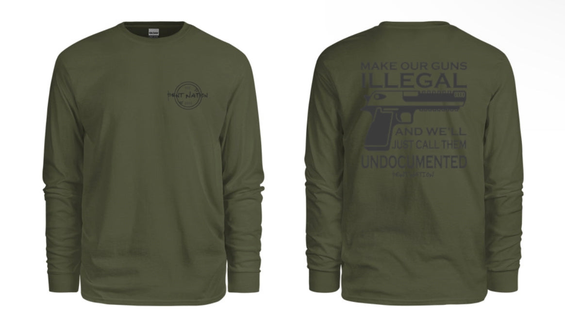 Make Illegal Men's Long Sleeve Shirt