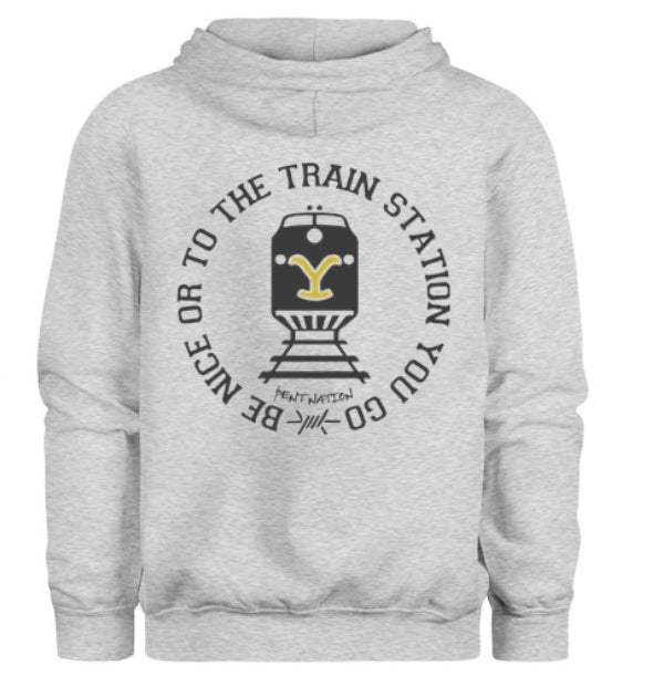 Train Station Men's Hoodie