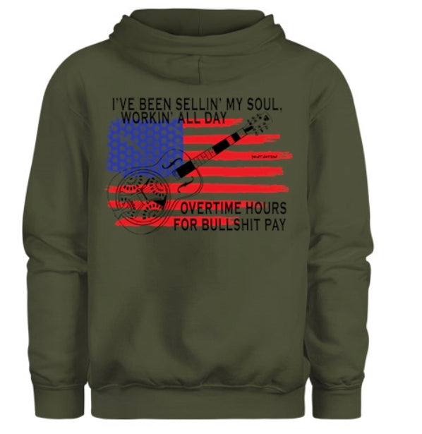 Sellin' My Soul Workin' All Day Men's Hoodie