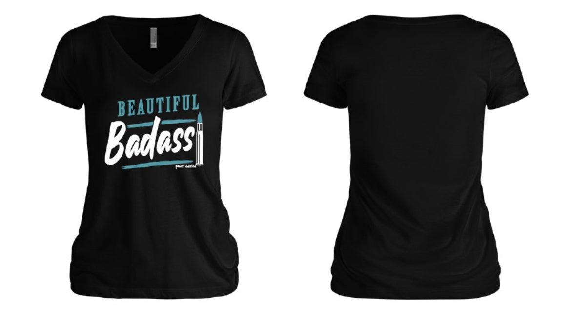 Beautiful Badass Women's V-Neck