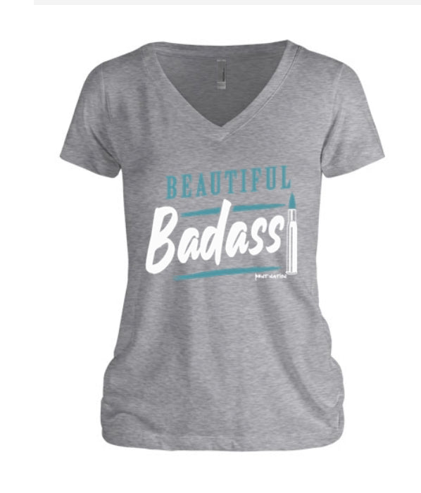 Beautiful Badass Women's V-Neck