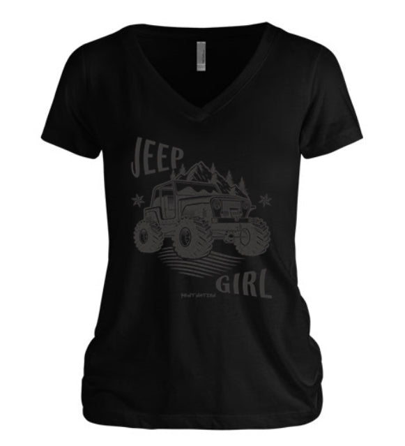 Jeep Girl Women's V-Neck