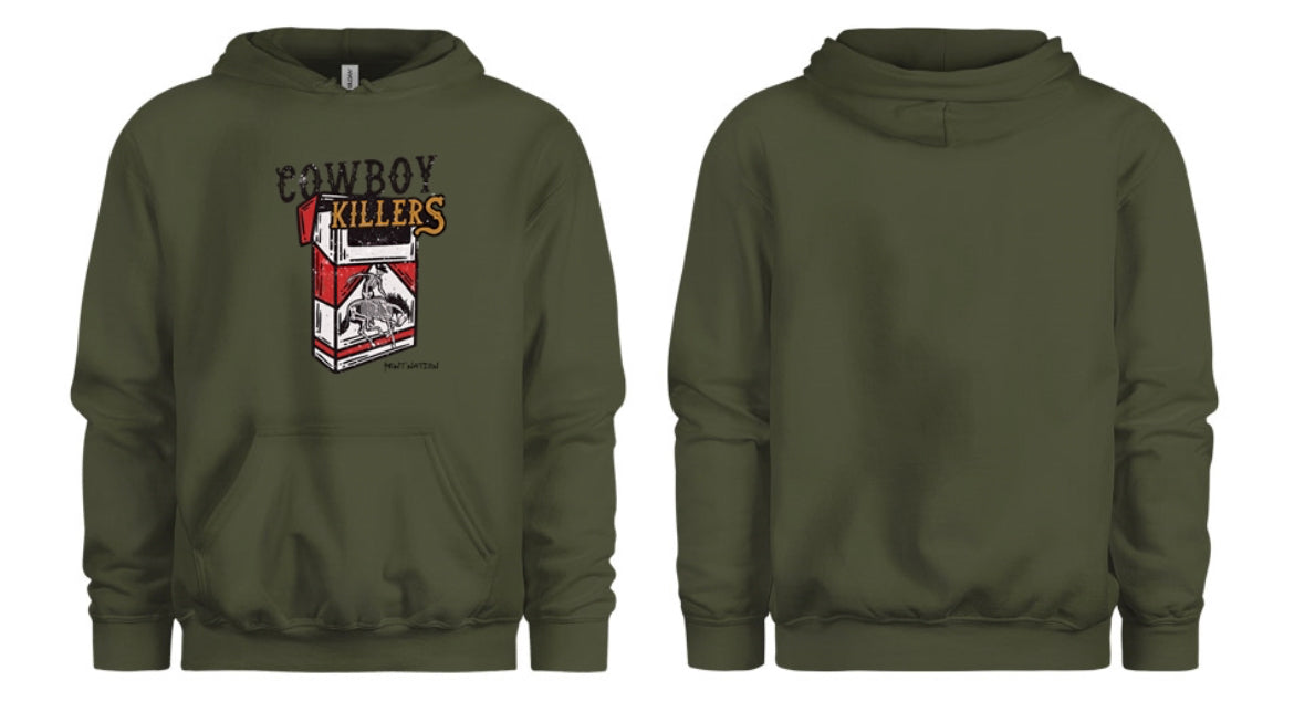 Cowboy Killers Women's Hoodie - Red & White