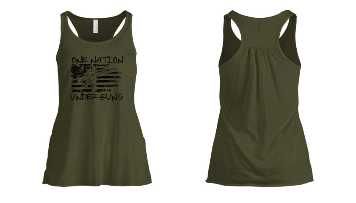 One Nation Under Guns Women's Tank Top